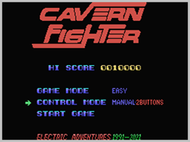 Cavern Fighter - Screenshot - Game Title (World) - 256x192