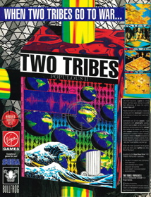 Two Tribes: Populous II - Advertisement Flyer - Front (United Kingdom) - 1677x2197