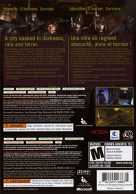 Vampire Rain - Box - Back (Canada) - 900x1277