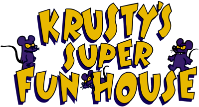 Krusty's Super Fun House - Clear Logo (North America) - 3840x2067