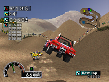 Rally Cross - Screenshot - Gameplay (World) - 640x480