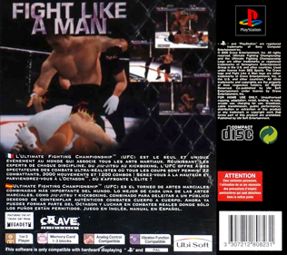 Ultimate Fighting Championship - Box - Back (Europe) - 765x680