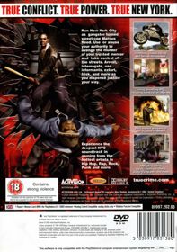 True Crime: New York City - Box - Back (United Kingdom) - 563x800