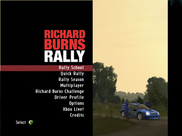 Richard Burns Rally - Screenshot - Game Select (Europe) - 640x480