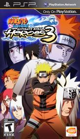 Naruto Shippuden: Ultimate Ninja Heroes 3 - Box - Front (North America) - 2308x3976