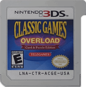 Classic Games Overload: Card & Puzzle Edition - Cart - Front (North America) - 802x811