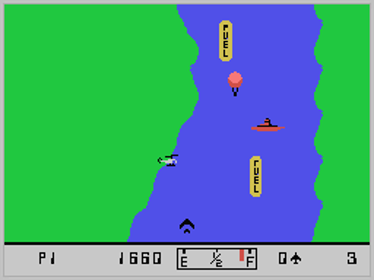 River Raid - Screenshot - Gameplay (North America) - 256x192