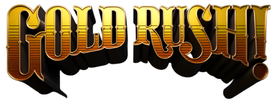 Gold Rush! - Clear Logo (United States) - 3188x1191