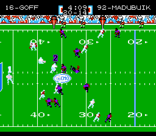 Illustration of Tecmo Super Bowl 2025