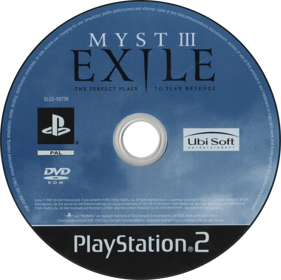 Myst III: Exile - Disc (Europe) - 733x731