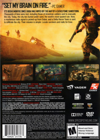 Spec Ops: The Line - Box - Back (North America) - 640x898