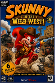 Skunny: In the Wild West - Fanart - Box - Front (World) - 1024x1536