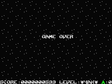 Voidrunner - Screenshot - Game Over (Europe) - 256x192