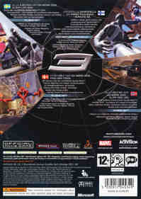 Spider-Man 3 - Box - Back (Europe) - 6090x8594