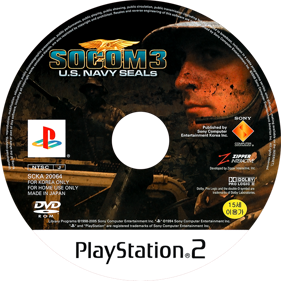 SOCOM 3: U.S. Navy SEALs - Disc (Korea) - 684x684