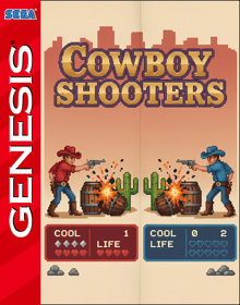 Cowboy Shooters - Fanart - Box - Front (World) - 798x1016