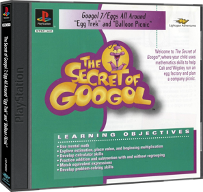 Secret of Googol 7: Eggs All Around: Egg Trek: Balloon Picnic - Box - 3D (North America) - 1409x1330