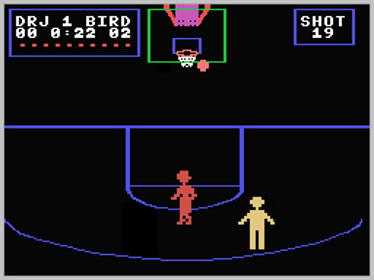 Julius Erving and Larry Bird Go One-on-One - Screenshot - Gameplay (North America) - 256x192