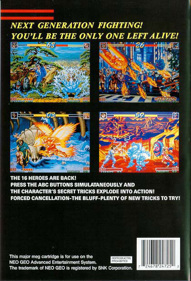 World Heroes Perfect - Box - Back (North America) - 420x617