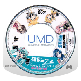 Hatsune Miku: Project Diva Extend - Disc (Japan) - 850x850