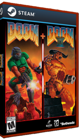 DOOM + DOOM II - Box - 3D (United States) - 723x1266