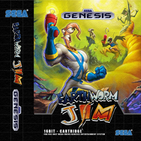 Earthworm Jim - Fanart - Box - Front (Brazil) - 1476x1476