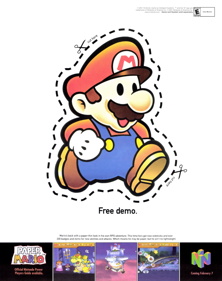Paper Mario - Advertisement Flyer - Front (United States) - 2198x2778
