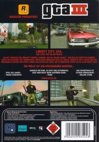 Grand Theft Auto III - Box - Back (Germany) - 561x800