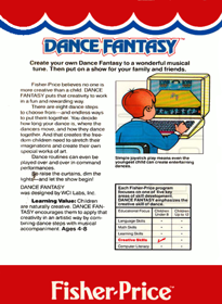 Dance Fantasy - Box - Back (North America) - 497x680