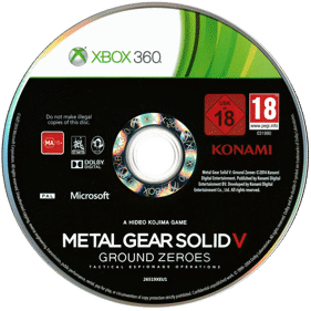 Metal Gear Solid V: Ground Zeroes - Disc (Europe) - 2876x2876