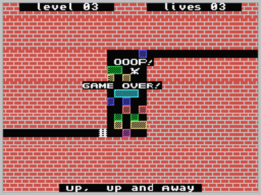 Mazezam - Screenshot - Game Over (World) - 256x192