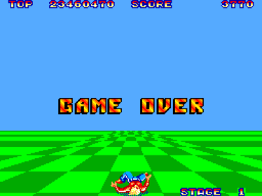 Space Harrier - Screenshot - Game Over (World) - 512x384