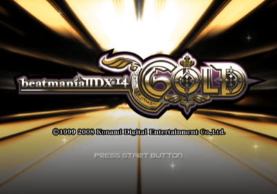 beatmania IIDX 14: Gold - Screenshot - Game Title (Japan) - 640x448