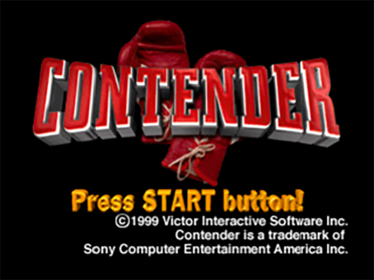 Contender - Screenshot - Game Title (North America) - 640x480