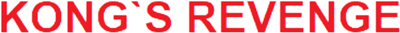Kong's Revenge - Clear Logo (Spain) - 400x33