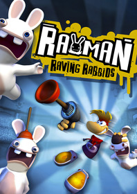 Rayman: Raving Rabbids - Fanart - Box - Front (Europe) - 1800x2550