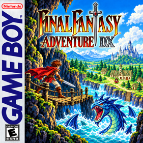 Final Fantasy Adventure DX - Box - Front (World) - 1254x1254