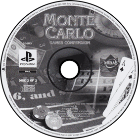 Monte Carlo Games Compendium - Disc (Europe) - 700x700