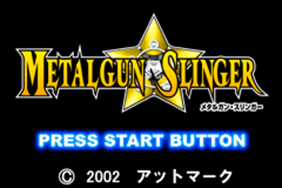 Metalgun Slinger - Screenshot - Game Title (Japan) - 240x160