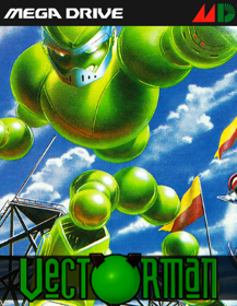 Vectorman - Fanart - Box - Front (North America) - 500x646