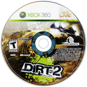 DiRT 2 - Disc (North America) - 833x833