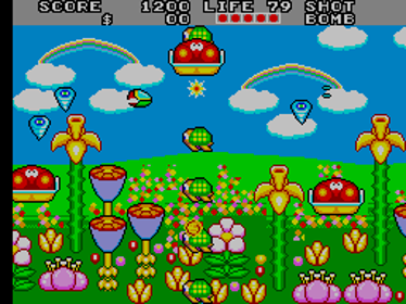 Fantasy Zone II: The Tears of Opa-Opa - Screenshot - Gameplay (World) - 256x192