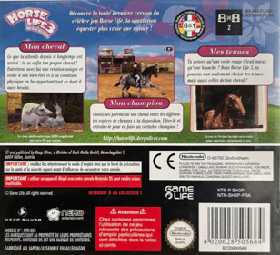 Horse Life 3 - Box - Back (France) - 901x821