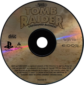 Tomb Raider: Unfinished Business - Fanart - Disc (World) - 700x704