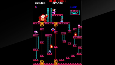 Arcade Archives DONKEY KONG - Screenshot - Gameplay (World) - 1200x675