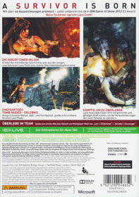 Tomb Raider - Box - Back (Germany) - 956x1358