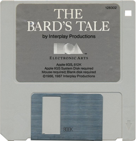 The Bard's Tale: Tales of the Unknown - Disc (World) - 770x798