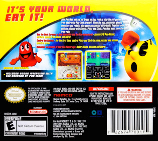 Pac-Man World 3 - Box - Back (North America) - 1508x1343