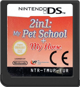 2-in-1: My Pet School & My Horse - Cart - Front (Europe) - 517x564