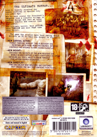 Resident Evil 4 (2005) - Box - Back (Europe) - 1539x2164